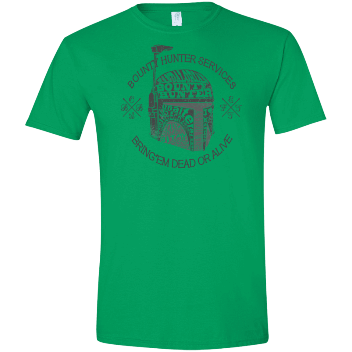 T-Shirts Irish Green / S Hunter services Men's Semi-Fitted Softstyle