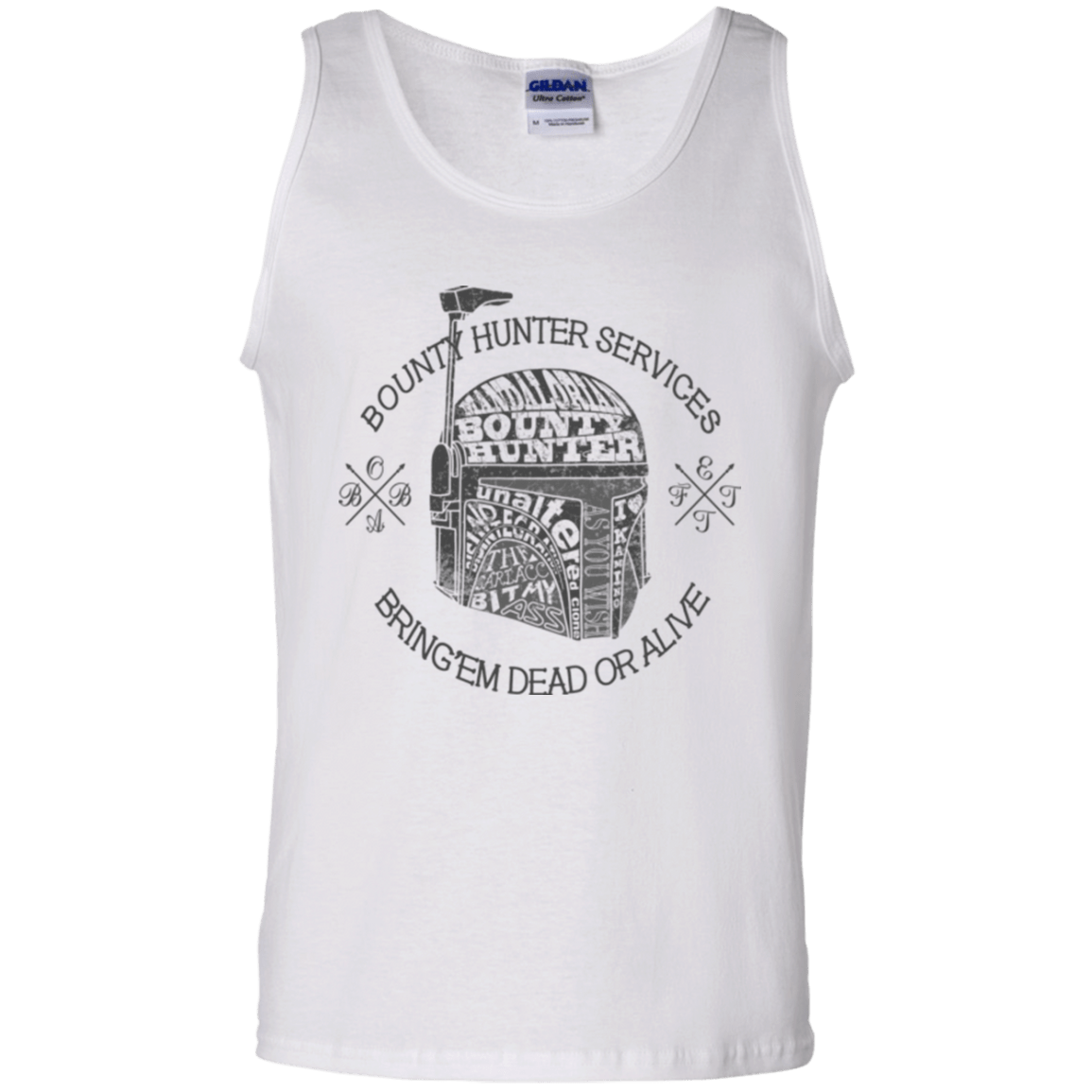 T-Shirts White / S Hunter services Men's Tank Top