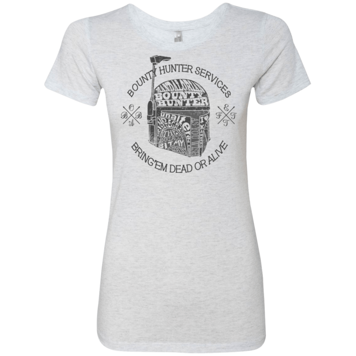 T-Shirts Heather White / S Hunter services Women's Triblend T-Shirt