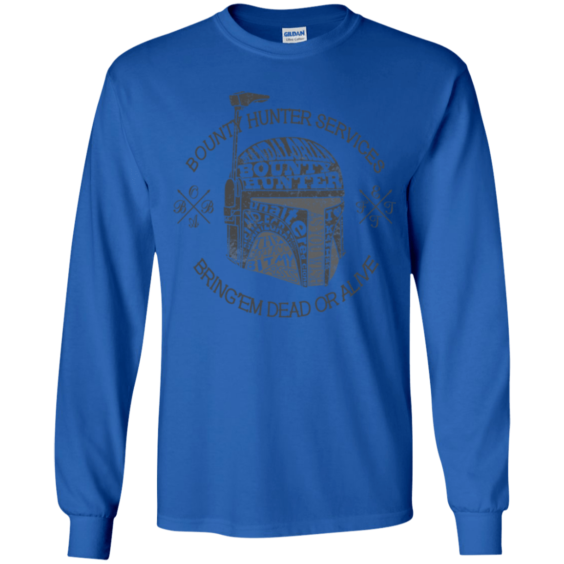 T-Shirts Royal / YS Hunter services Youth Long Sleeve T-Shirt