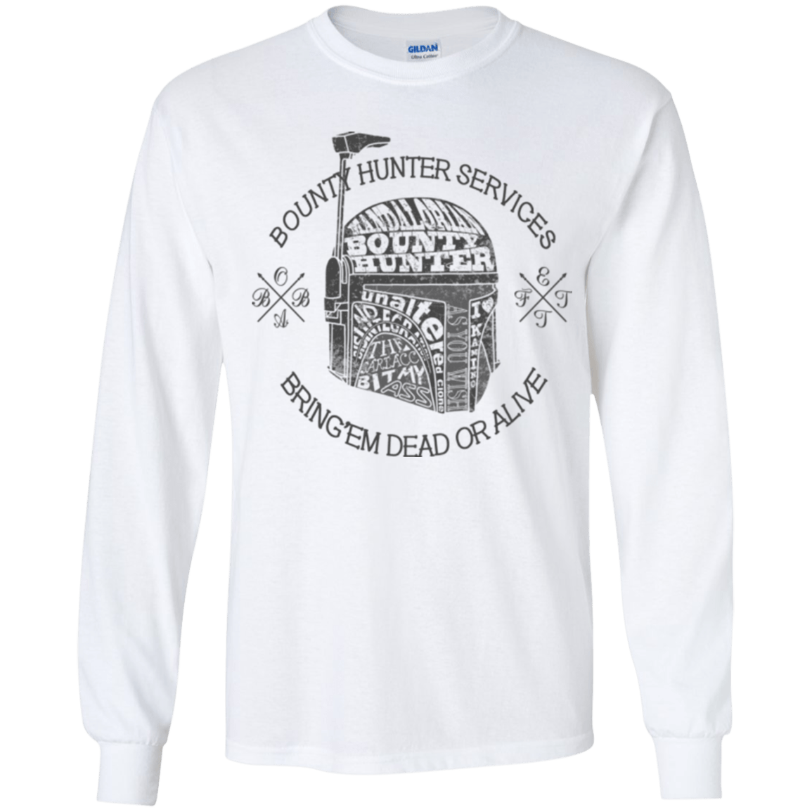 T-Shirts White / YS Hunter services Youth Long Sleeve T-Shirt