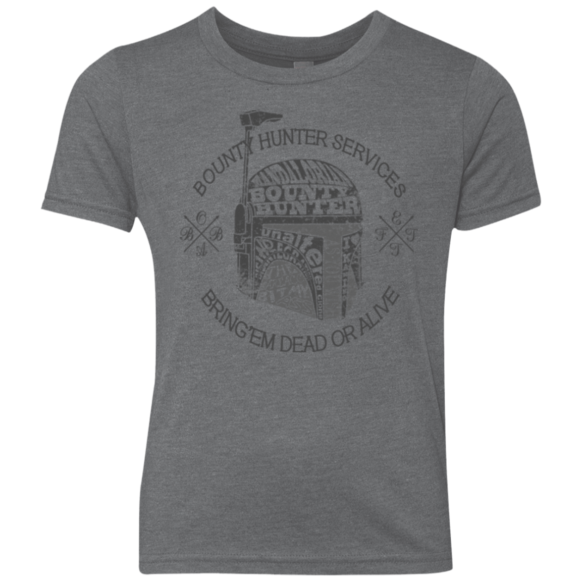 T-Shirts Premium Heather / YXS Hunter services Youth Triblend T-Shirt