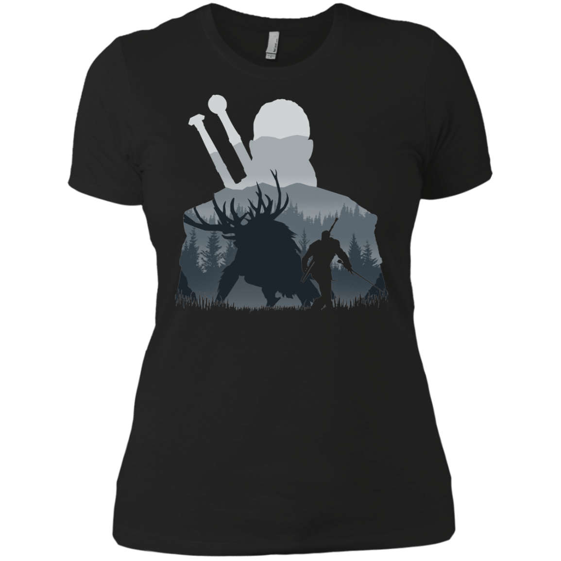 T-Shirts Black / X-Small Hunter Women's Premium T-Shirt