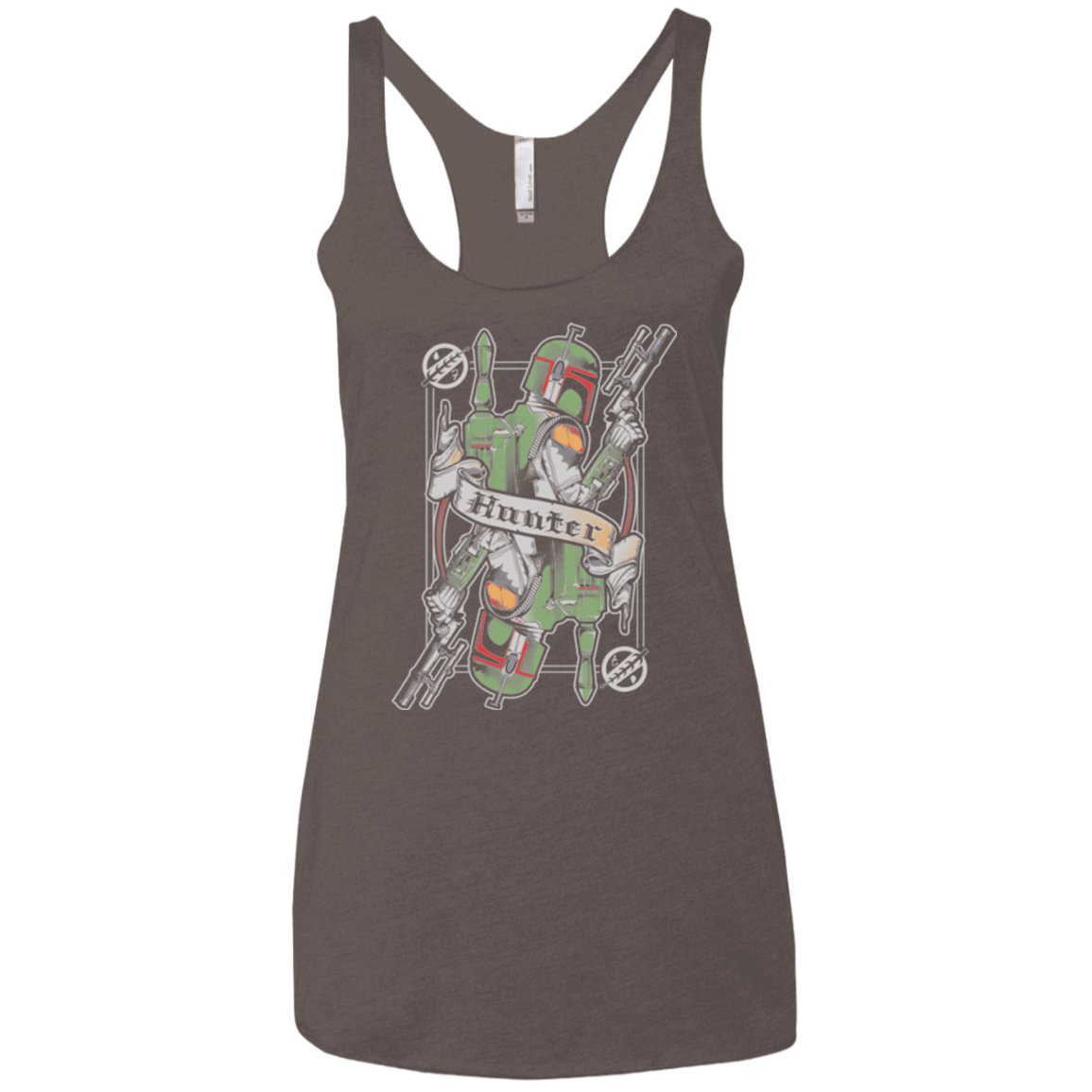 T-Shirts Macchiato / X-Small Hunter Women's Triblend Racerback Tank
