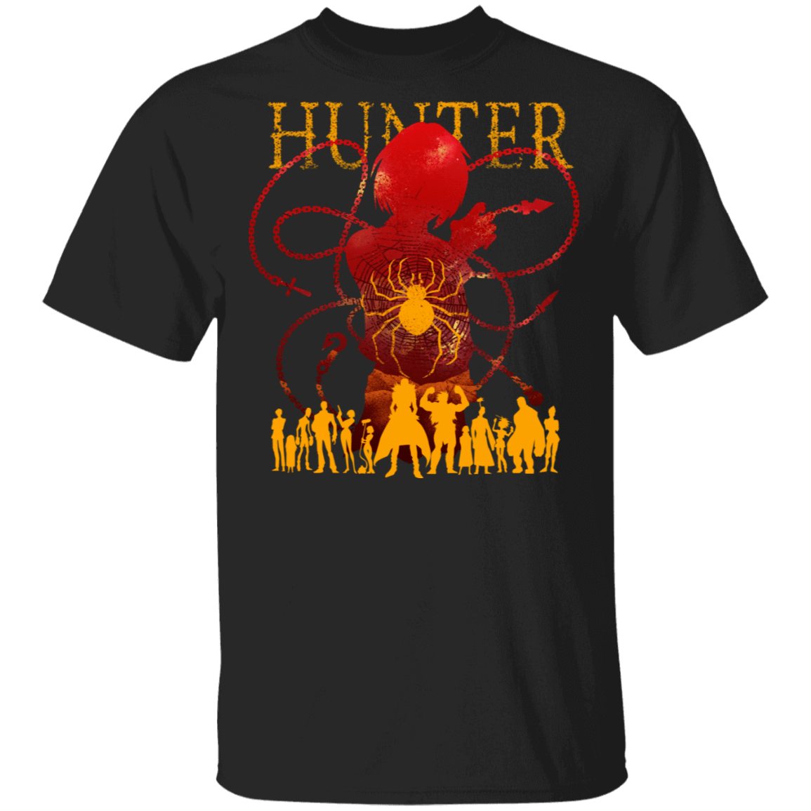 T-Shirts Black / S Hunter X Spider T-Shirt