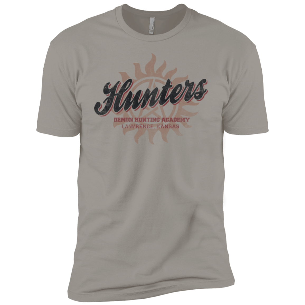 T-Shirts Light Grey / YXS Hunters Academy Boys Premium T-Shirt