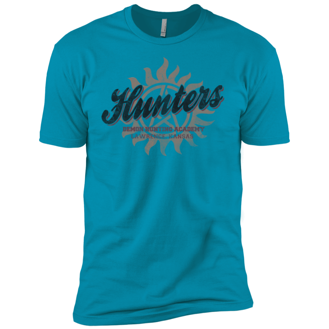 T-Shirts Turquoise / YXS Hunters Academy Boys Premium T-Shirt