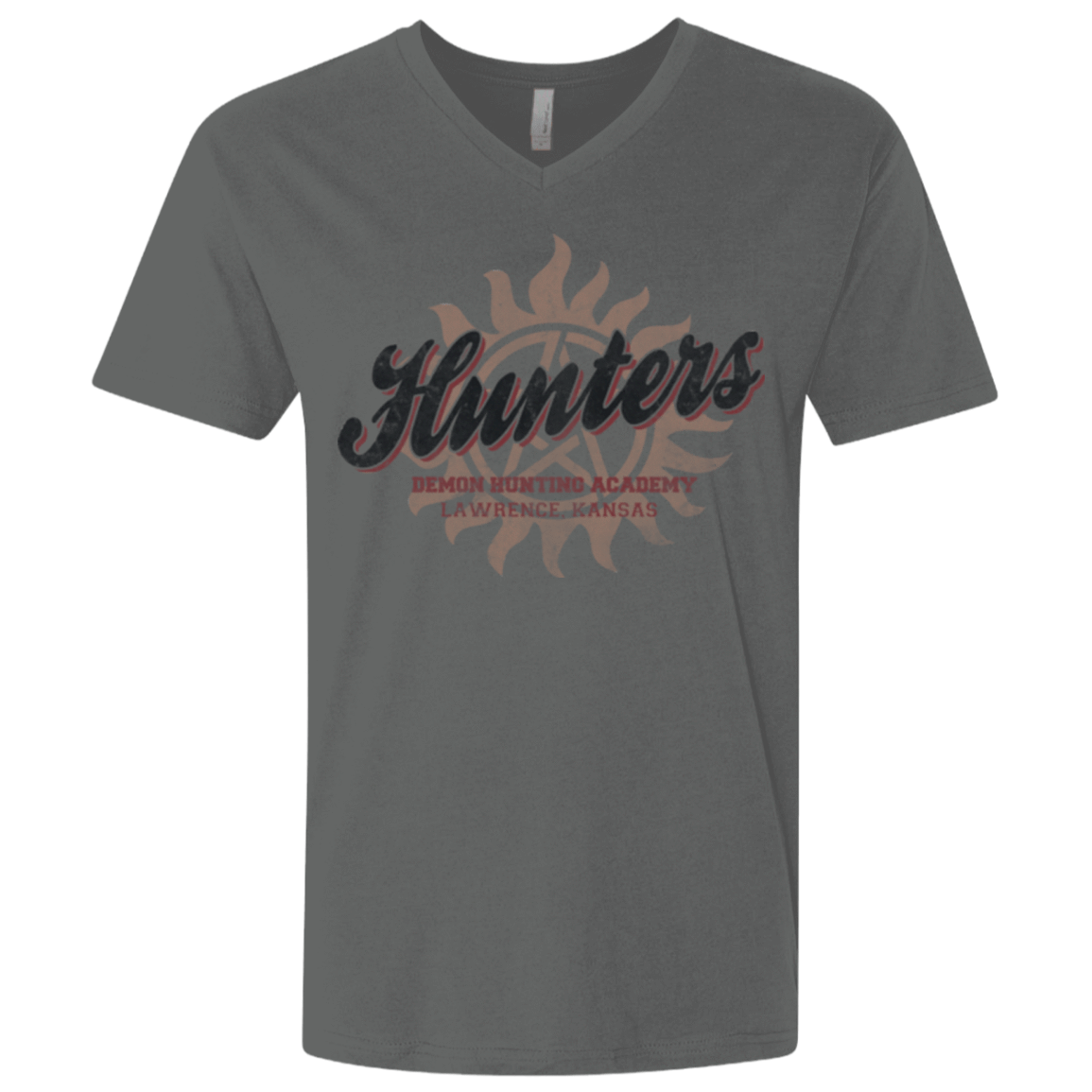 T-Shirts Heavy Metal / X-Small Hunters Academy Men's Premium V-Neck