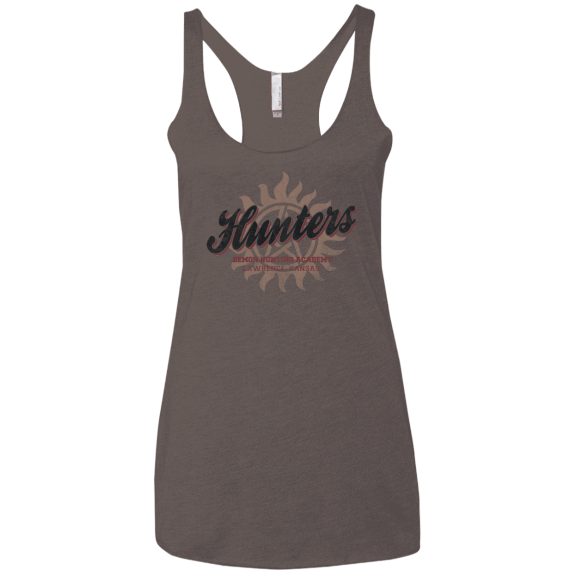 T-Shirts Macchiato / X-Small Hunters Academy Women's Triblend Racerback Tank