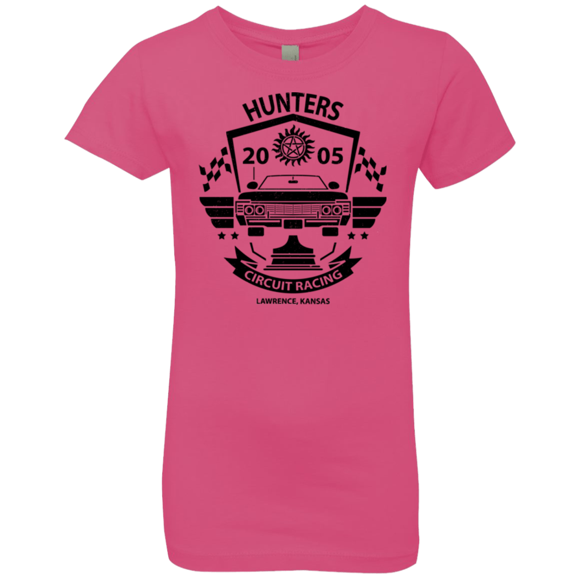 T-Shirts Hot Pink / YXS Hunters Circuit Girls Premium T-Shirt