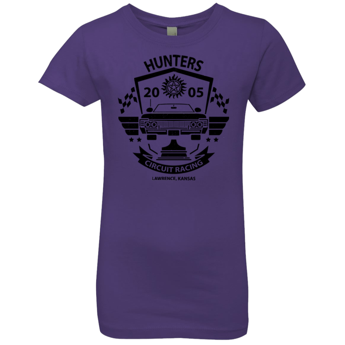 T-Shirts Purple Rush / YXS Hunters Circuit Girls Premium T-Shirt