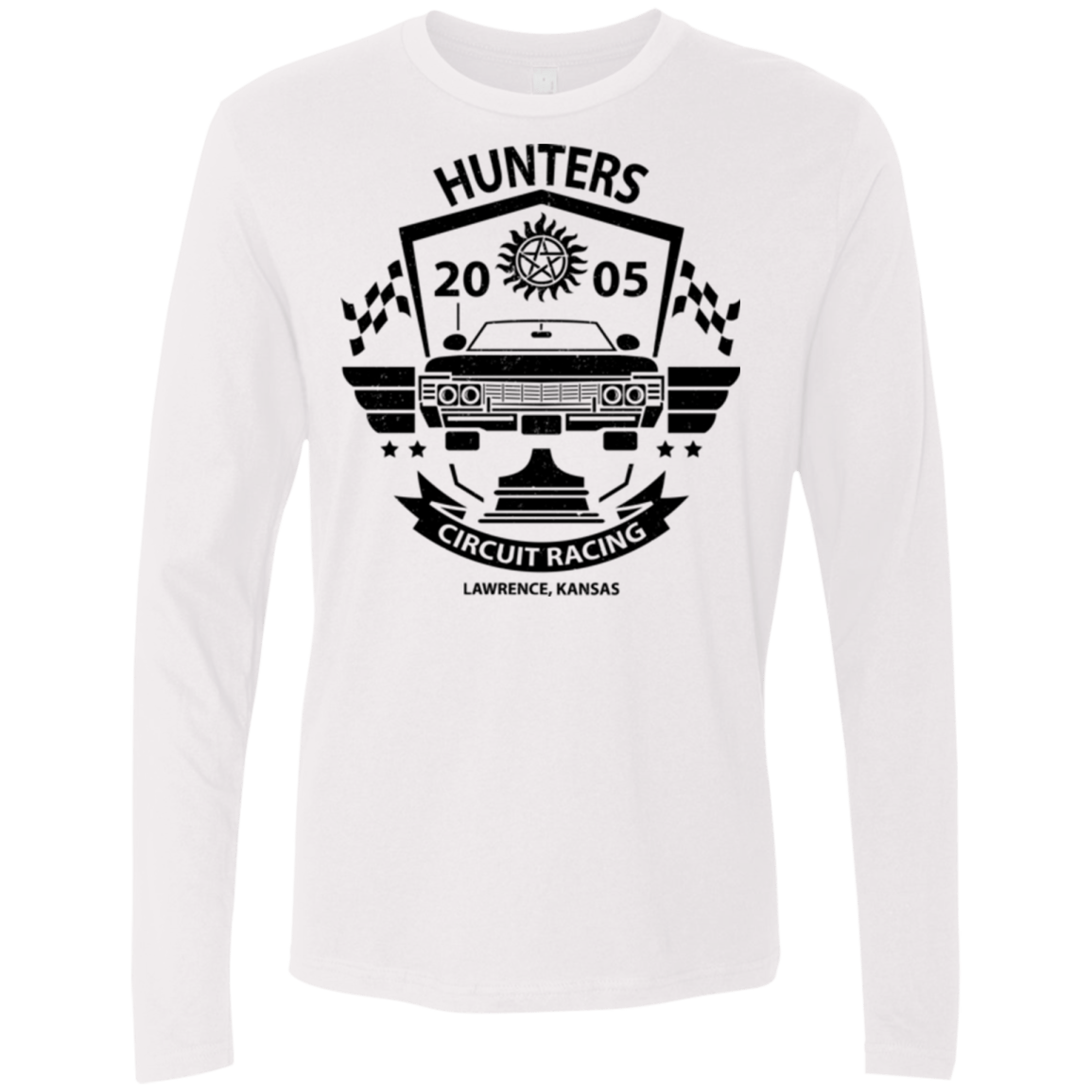T-Shirts White / Small Hunters Circuit Men's Premium Long Sleeve