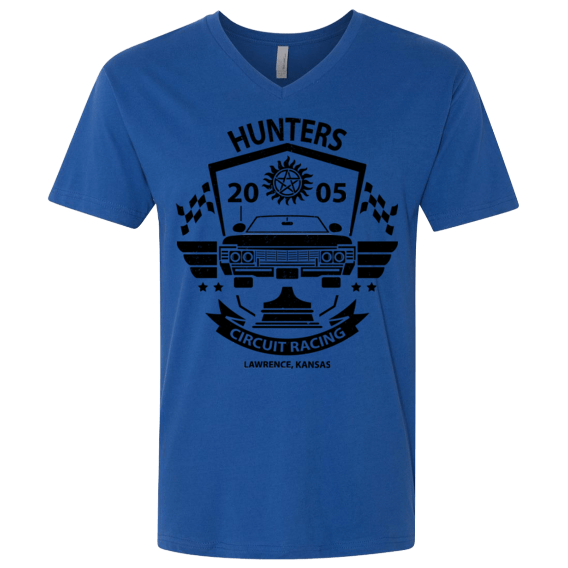 T-Shirts Royal / X-Small Hunters Circuit Men's Premium V-Neck