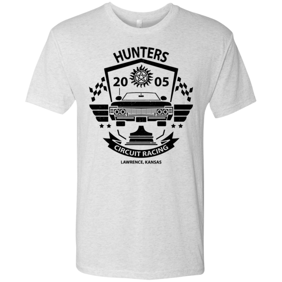 T-Shirts Heather White / Small Hunters Circuit Men's Triblend T-Shirt