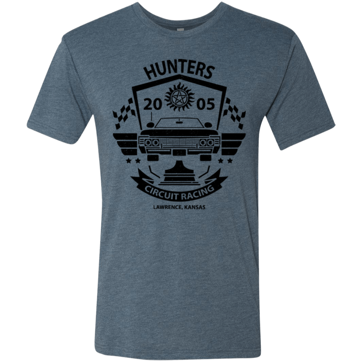 T-Shirts Indigo / Small Hunters Circuit Men's Triblend T-Shirt