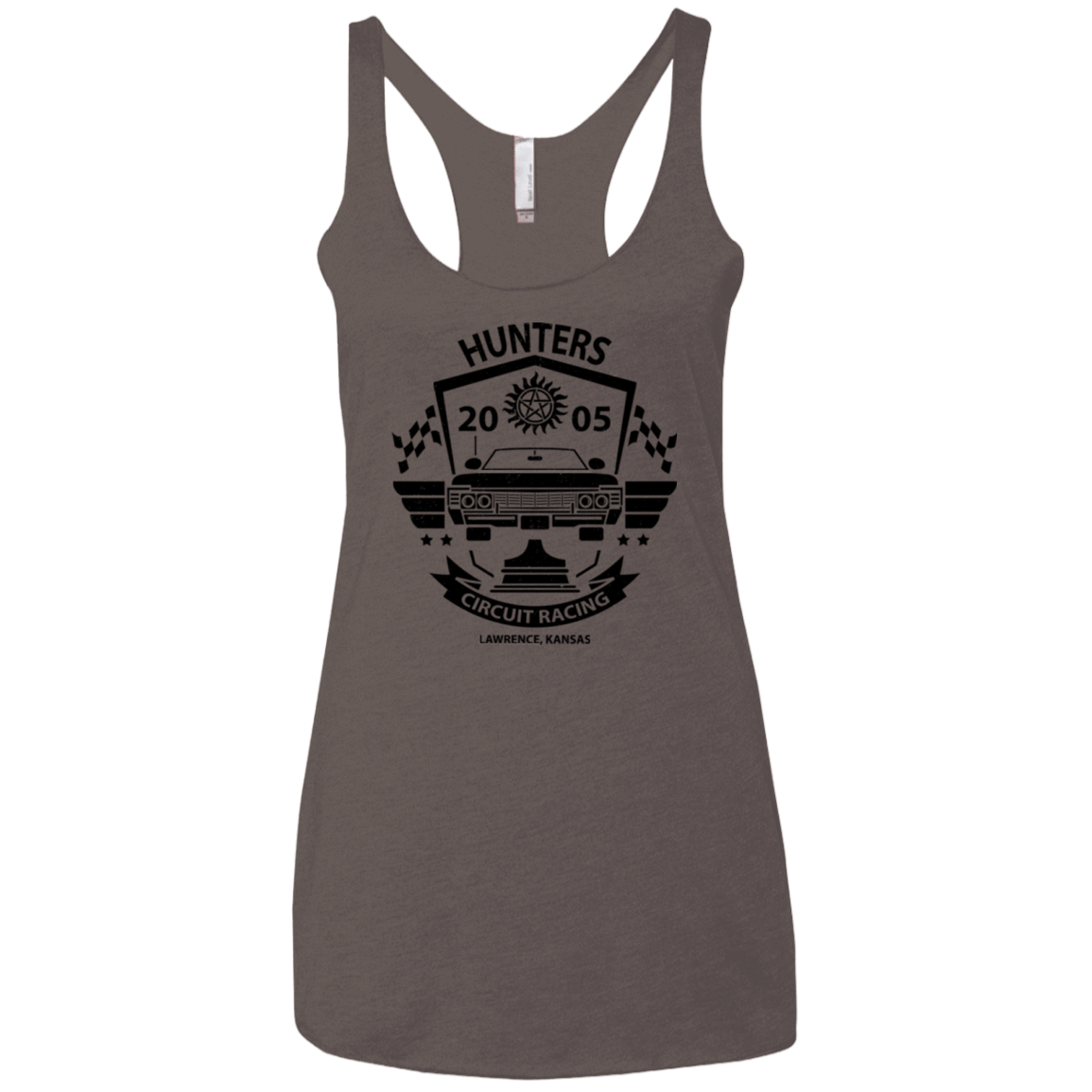 T-Shirts Macchiato / X-Small Hunters Circuit Women's Triblend Racerback Tank