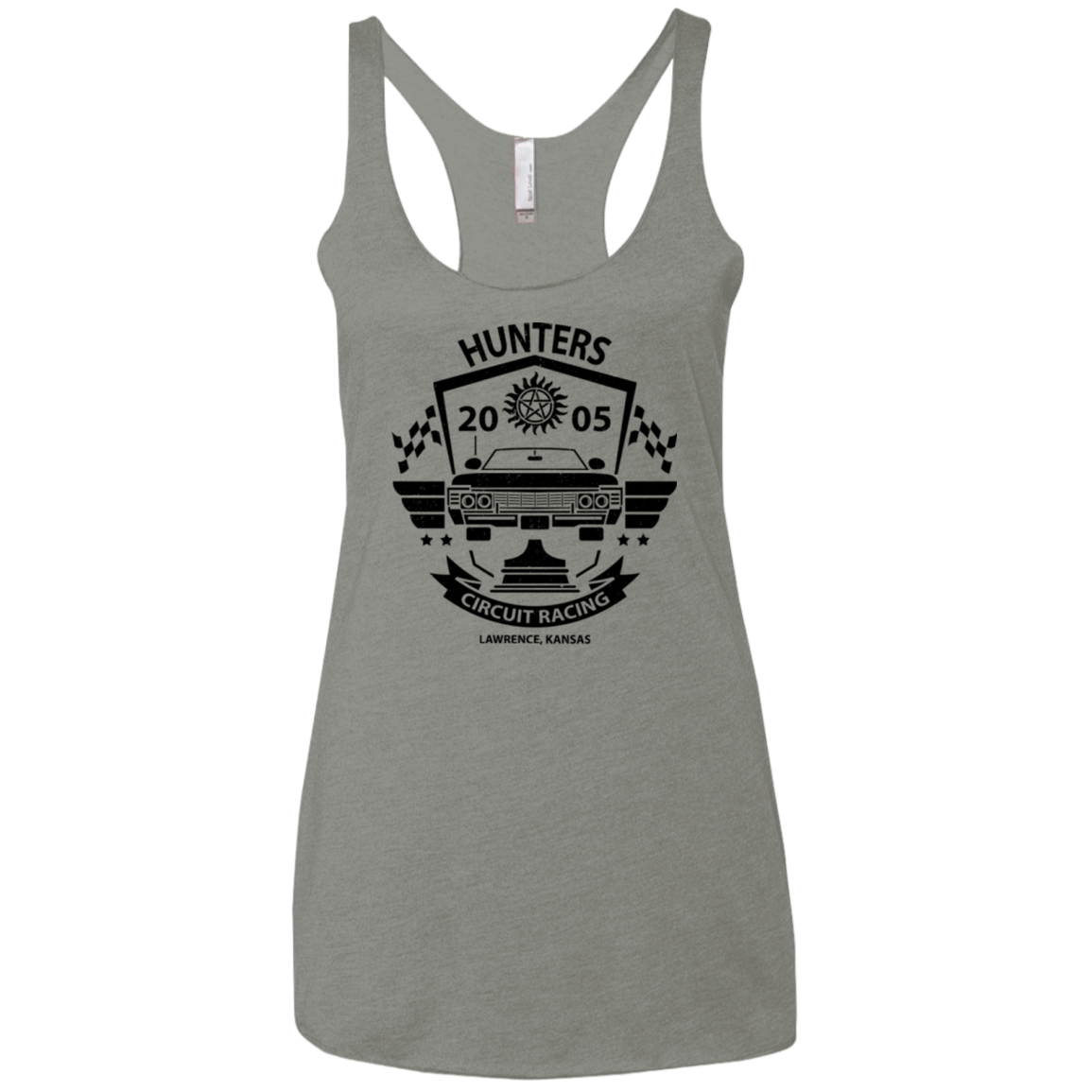 T-Shirts Venetian Grey / X-Small Hunters Circuit Women's Triblend Racerback Tank