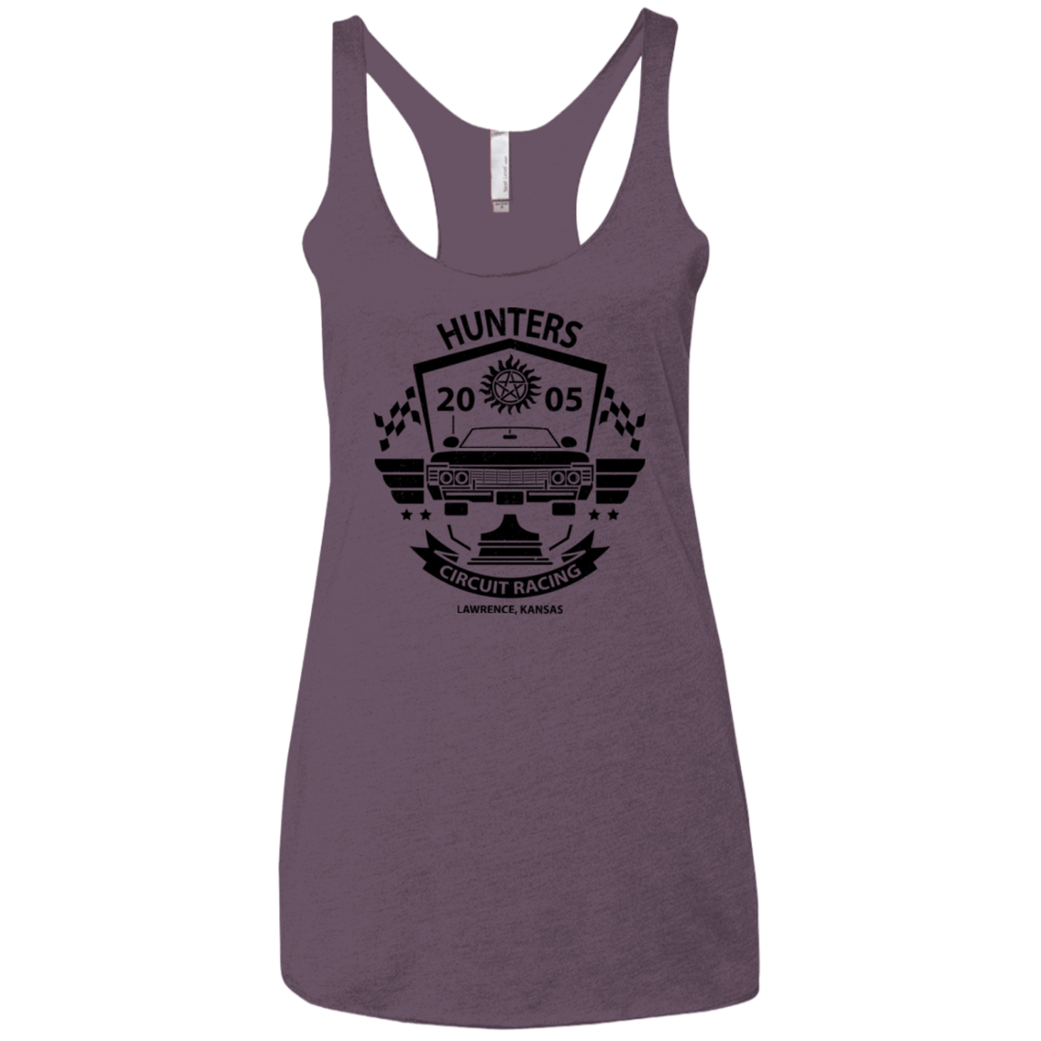 T-Shirts Vintage Purple / X-Small Hunters Circuit Women's Triblend Racerback Tank