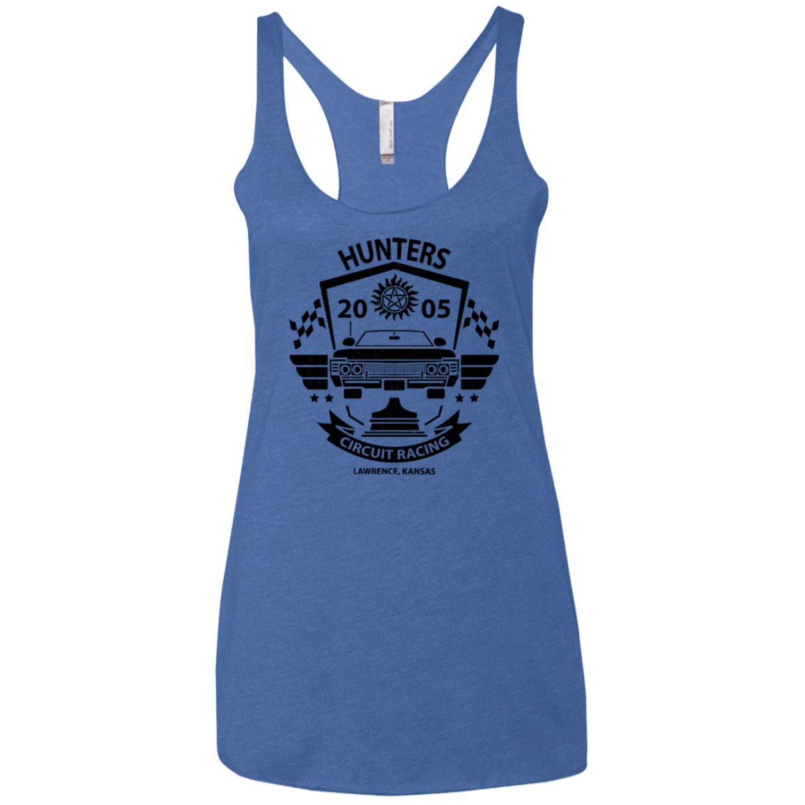 T-Shirts Vintage Royal / X-Small Hunters Circuit Women's Triblend Racerback Tank