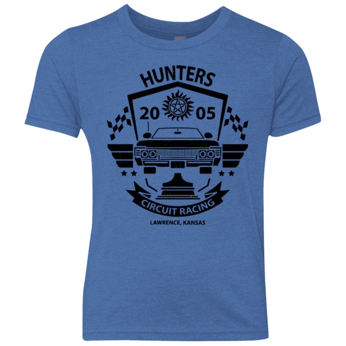 T-Shirts Vintage Royal / YXS Hunters Circuit Youth Triblend T-Shirt
