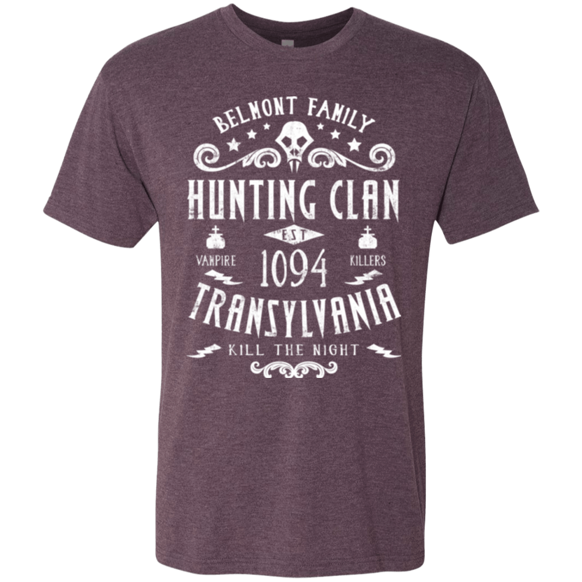 T-Shirts Vintage Purple / Small Hunting Clan Men's Triblend T-Shirt