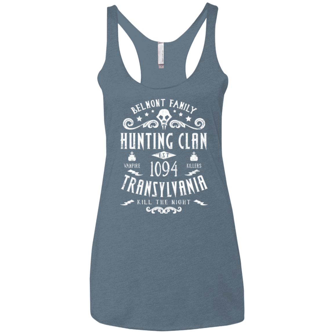 T-Shirts Indigo / X-Small Hunting Clan Women's Triblend Racerback Tank