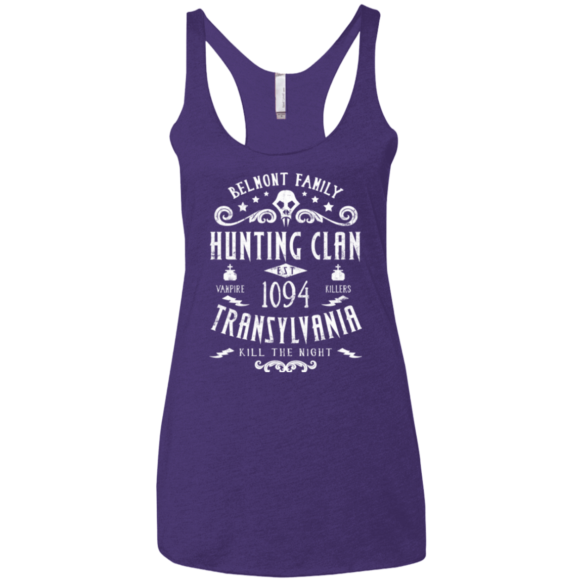 T-Shirts Purple / X-Small Hunting Clan Women's Triblend Racerback Tank