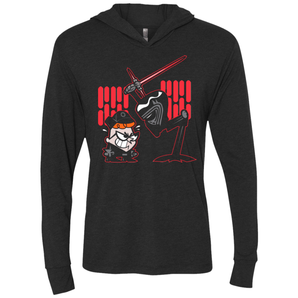 T-Shirts Vintage Black / X-Small Huxters First Order Triblend Long Sleeve Hoodie Tee