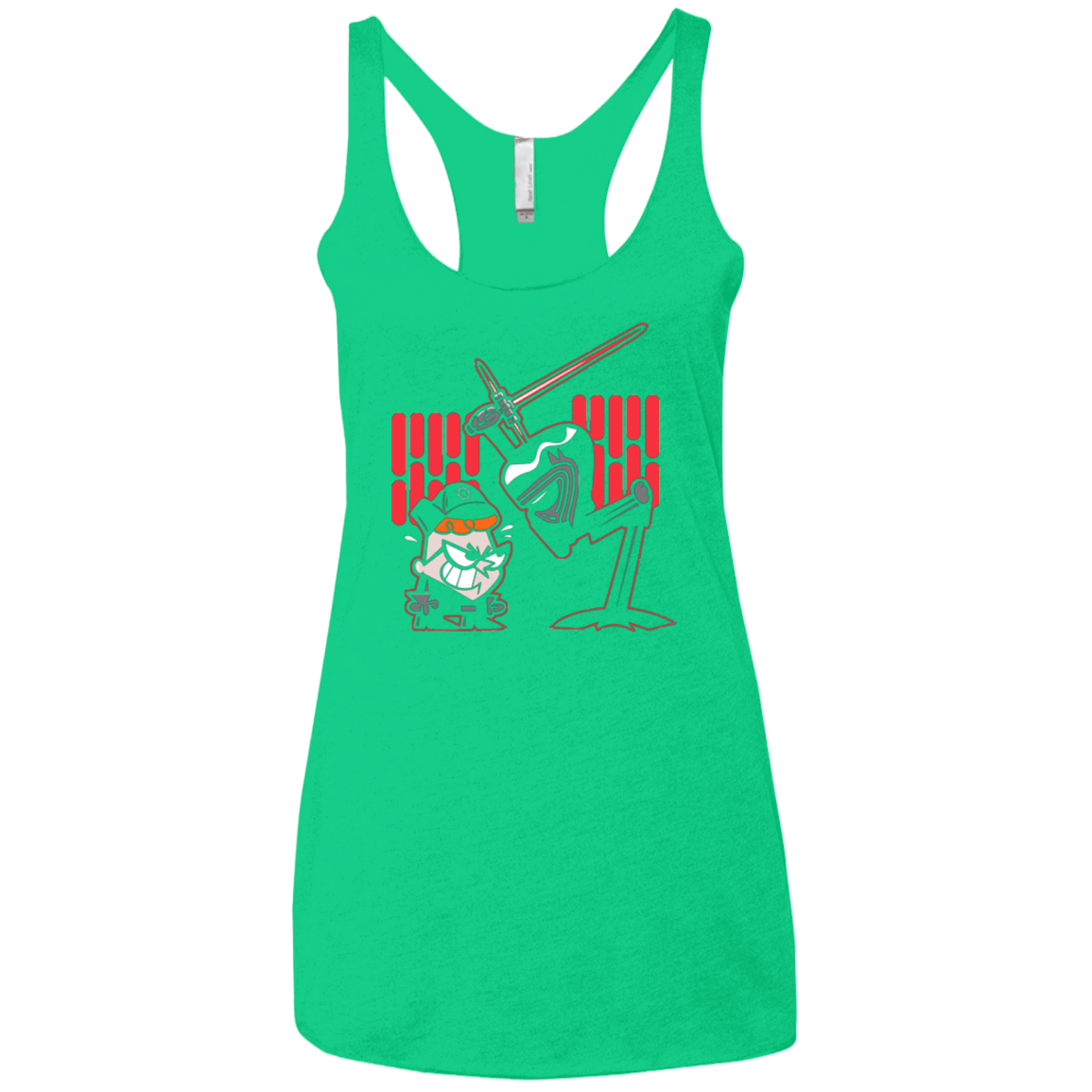 T-Shirts Envy / X-Small Huxters First Order Women's Triblend Racerback Tank