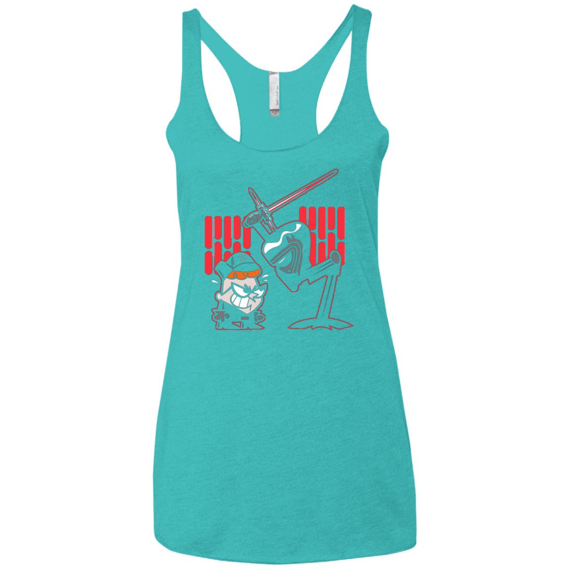 T-Shirts Tahiti Blue / X-Small Huxters First Order Women's Triblend Racerback Tank