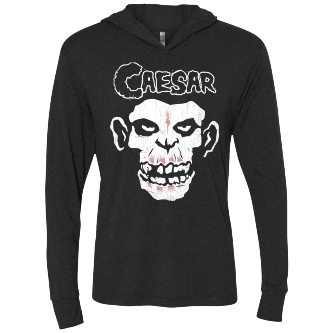 T-Shirts Vintage Black / X-Small Hybrid Moment Triblend Long Sleeve Hoodie Tee