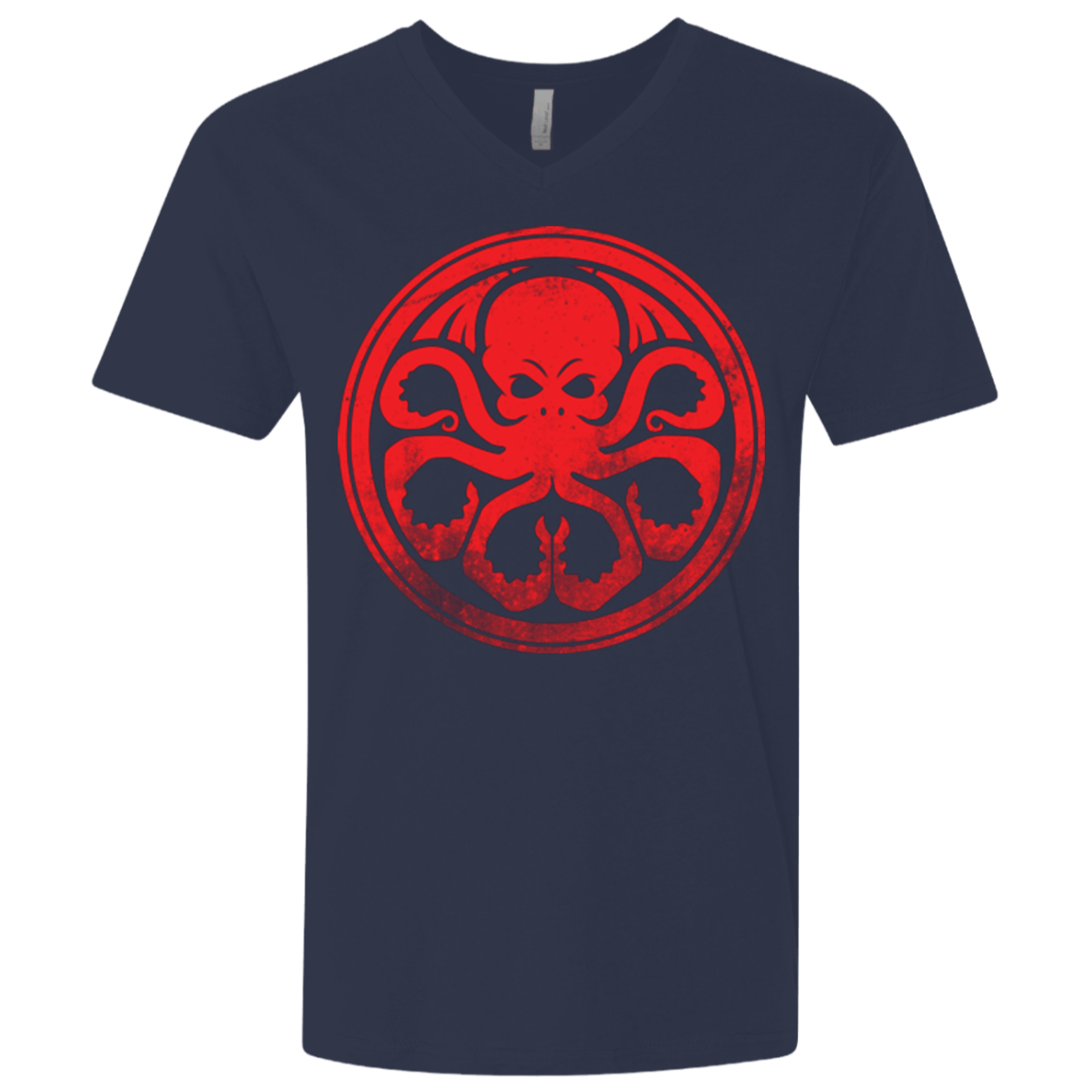 T-Shirts Midnight Navy / X-Small Hydrulhu Men's Premium V-Neck
