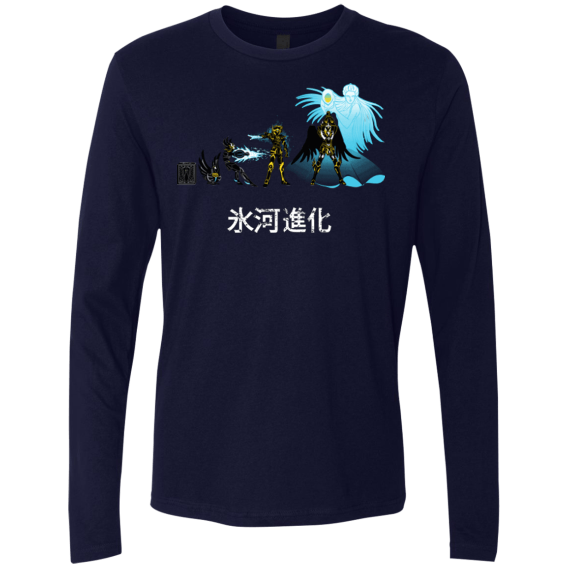 T-Shirts Midnight Navy / Small Hyoga Evolution Men's Premium Long Sleeve