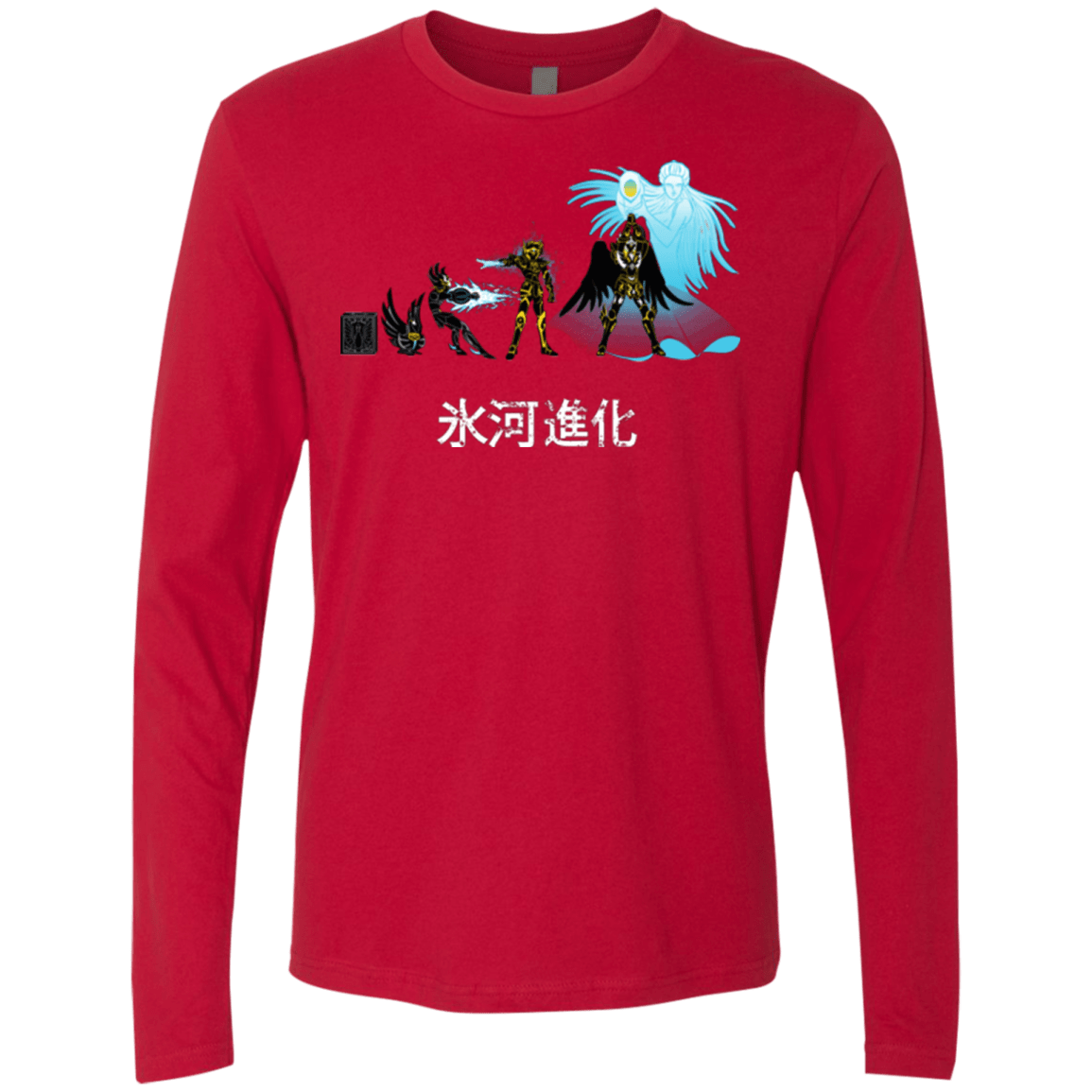 T-Shirts Red / Small Hyoga Evolution Men's Premium Long Sleeve