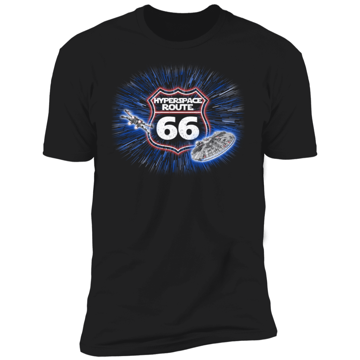 T-Shirts Black / X-Small HYPERSPACE 66 Men's Premium T-Shirt