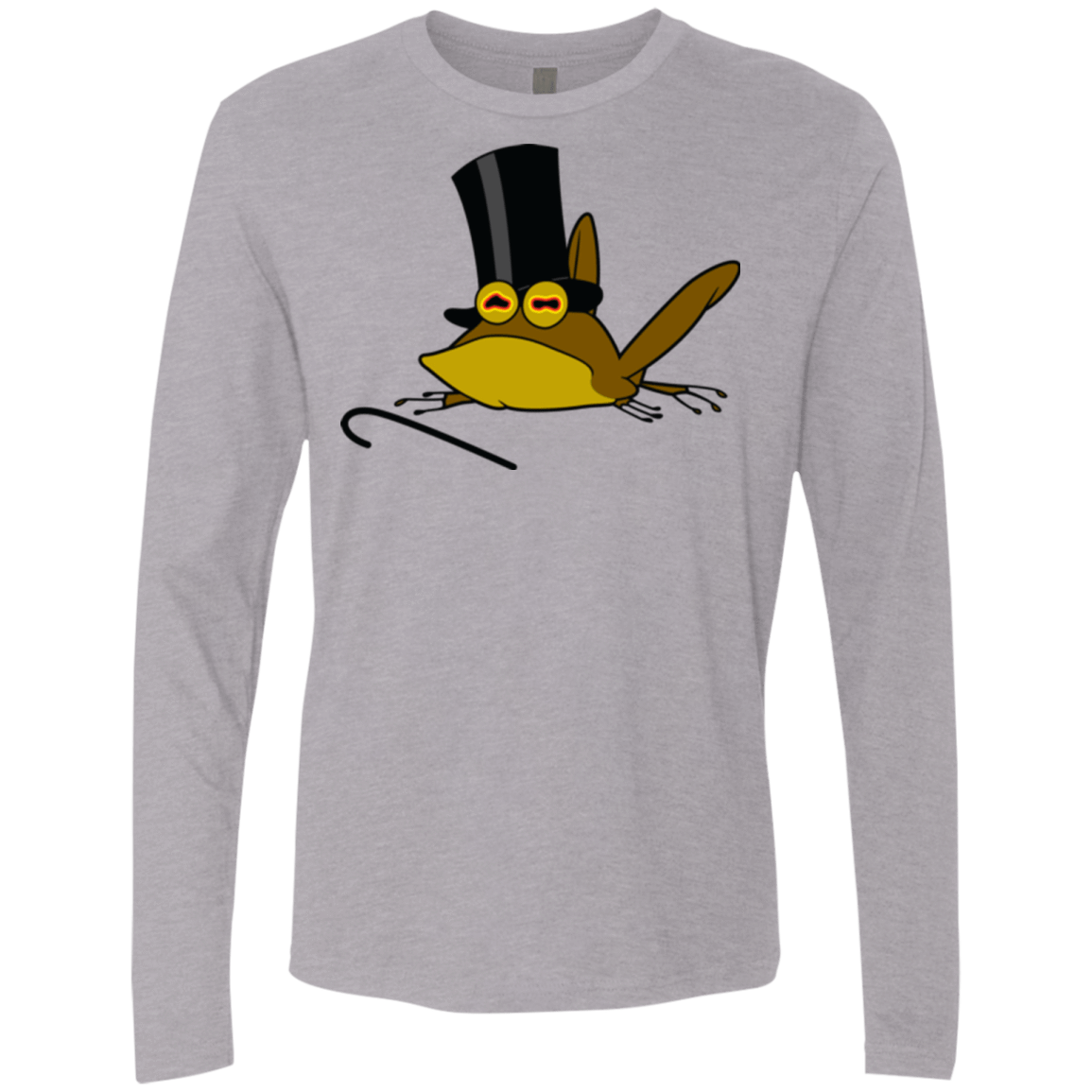 T-Shirts Heather Grey / Small Hypno froggy Men's Premium Long Sleeve