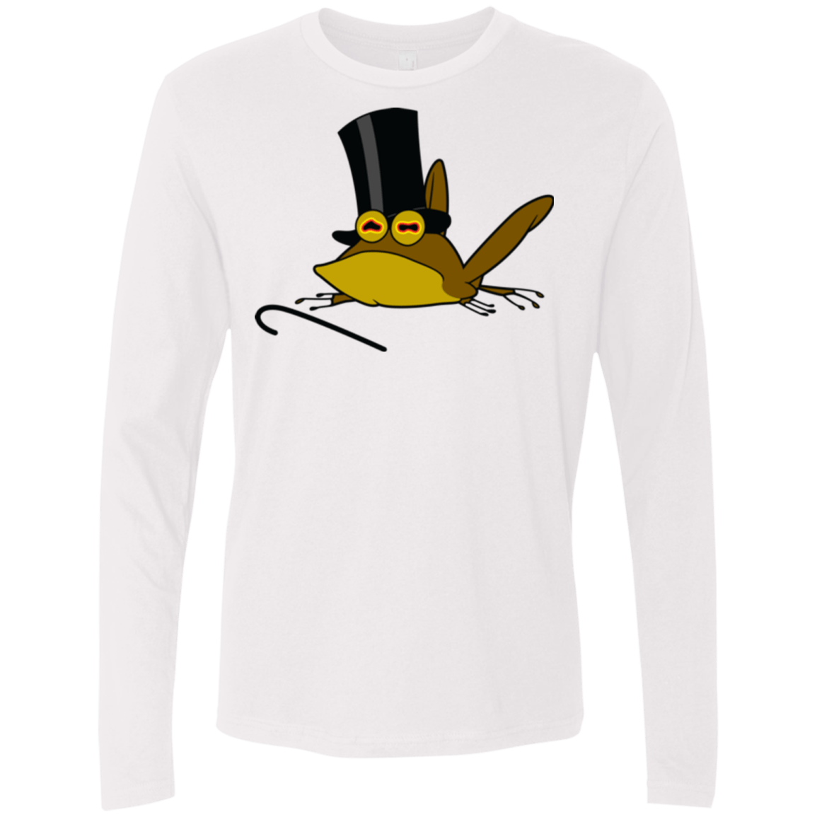 T-Shirts White / Small Hypno froggy Men's Premium Long Sleeve