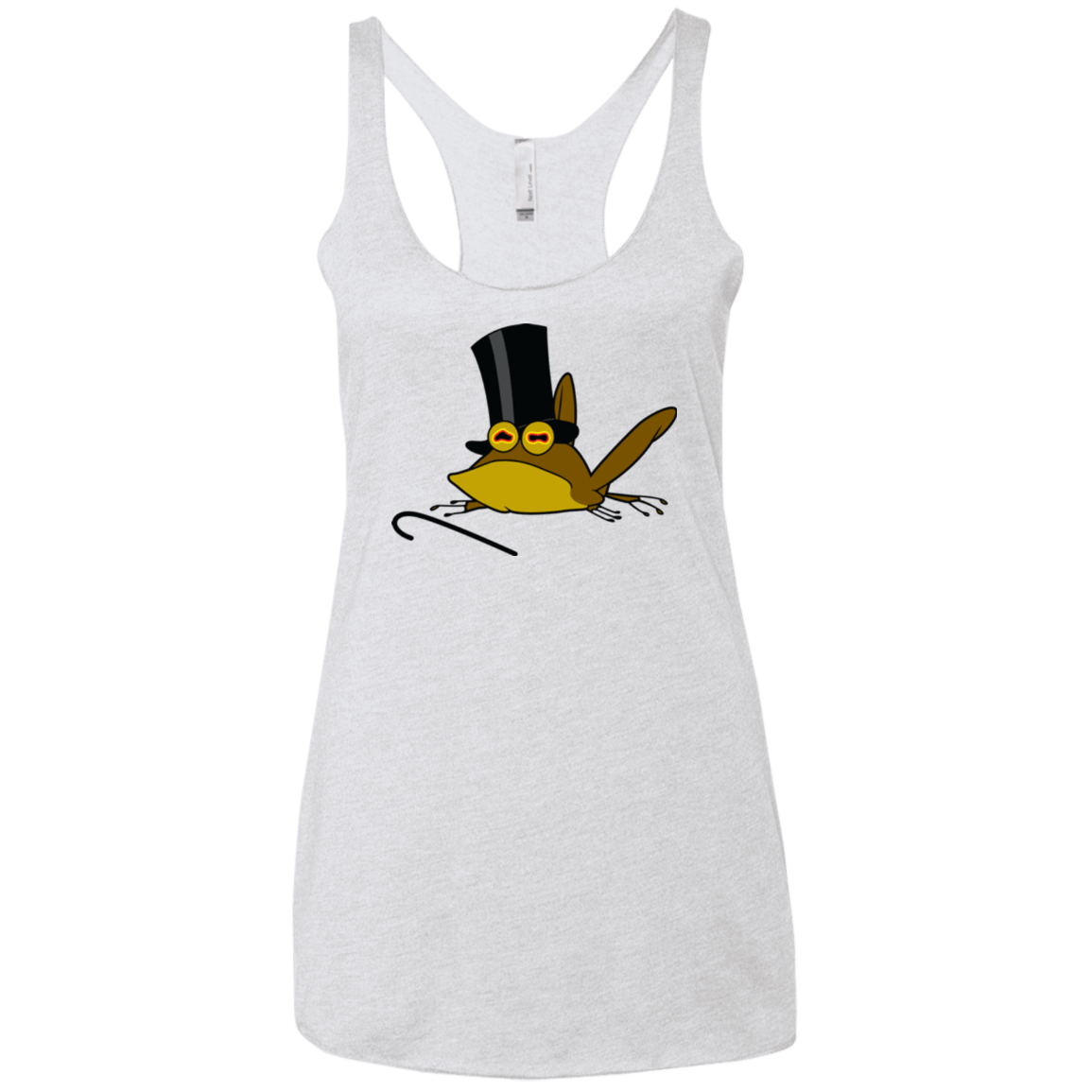 T-Shirts Heather White / X-Small Hypno froggy Women's Triblend Racerback Tank