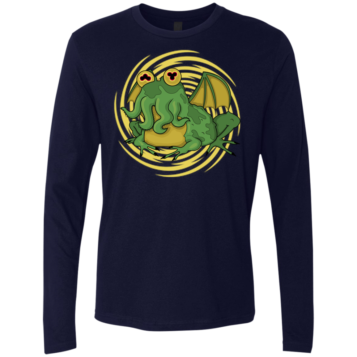 T-Shirts Midnight Navy / S Hypnocthulhu Men's Premium Long Sleeve