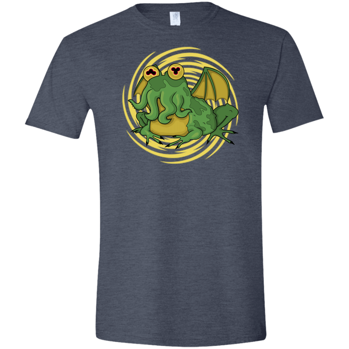 T-Shirts Heather Navy / S Hypnocthulhu Men's Semi-Fitted Softstyle