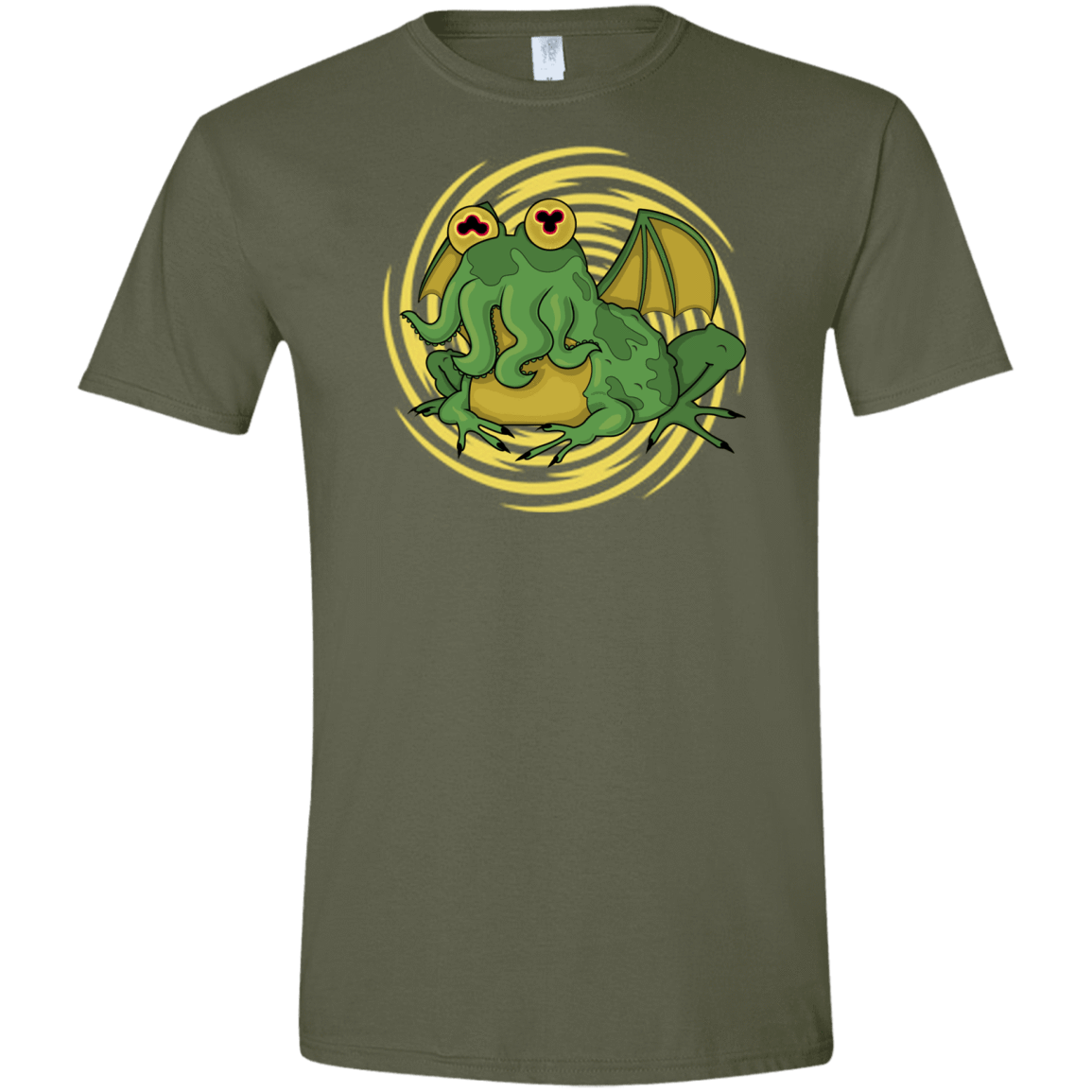 T-Shirts Military Green / S Hypnocthulhu Men's Semi-Fitted Softstyle
