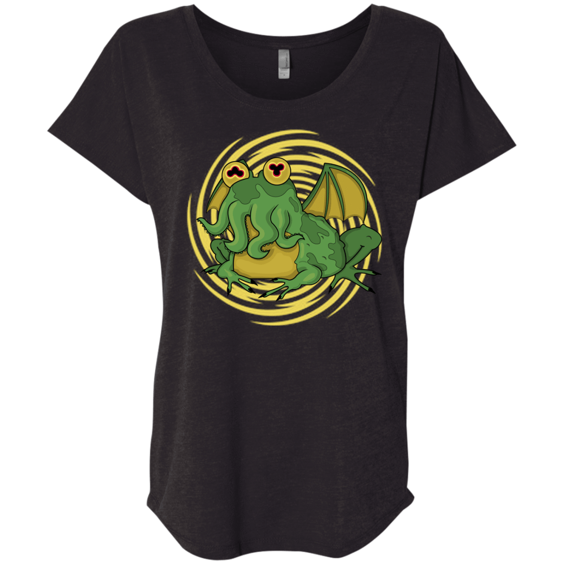 T-Shirts Vintage Black / X-Small Hypnocthulhu Triblend Dolman Sleeve