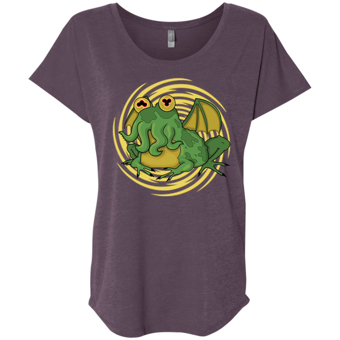 T-Shirts Vintage Purple / X-Small Hypnocthulhu Triblend Dolman Sleeve