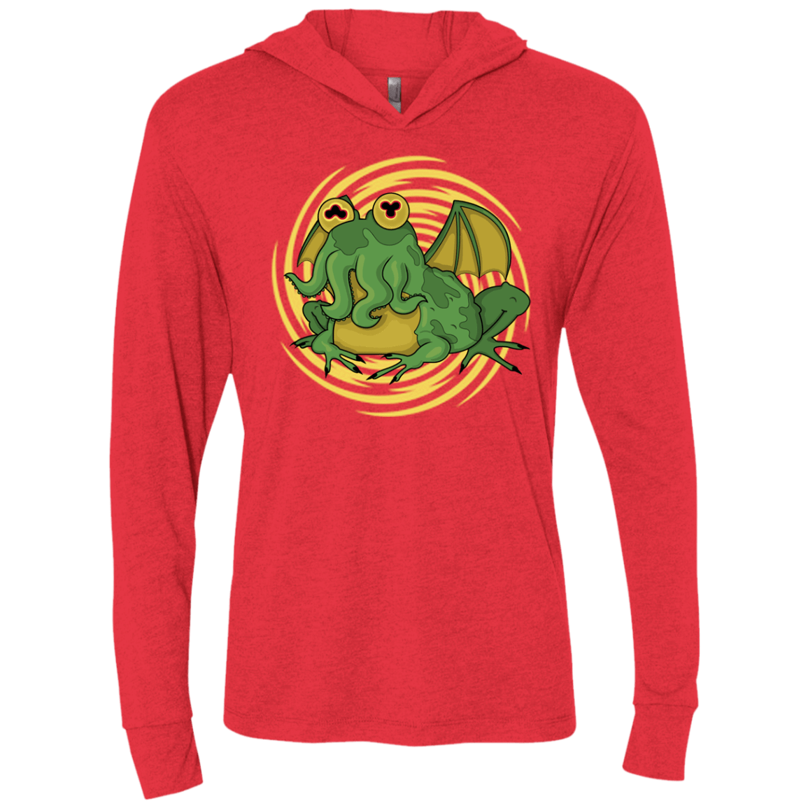 T-Shirts Vintage Red / X-Small Hypnocthulhu Triblend Long Sleeve Hoodie Tee