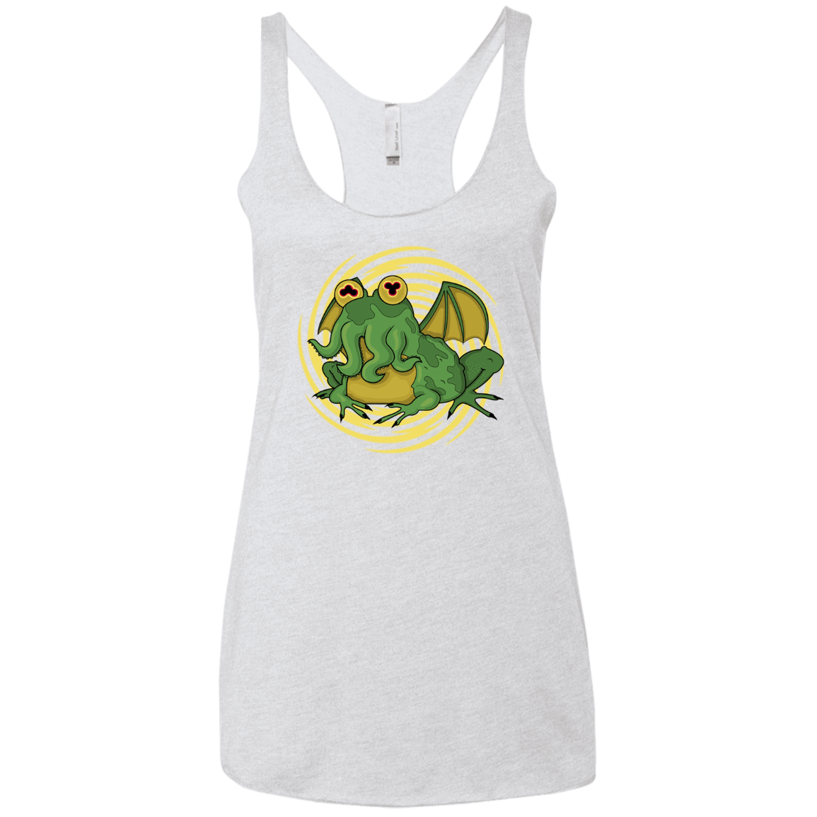 T-Shirts Heather White / X-Small Hypnocthulhu Women's Triblend Racerback Tank