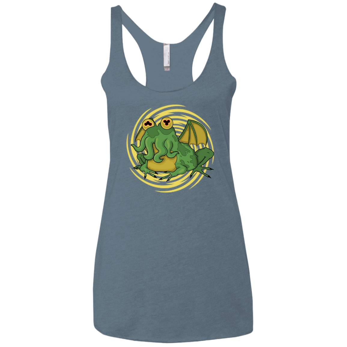 T-Shirts Indigo / X-Small Hypnocthulhu Women's Triblend Racerback Tank