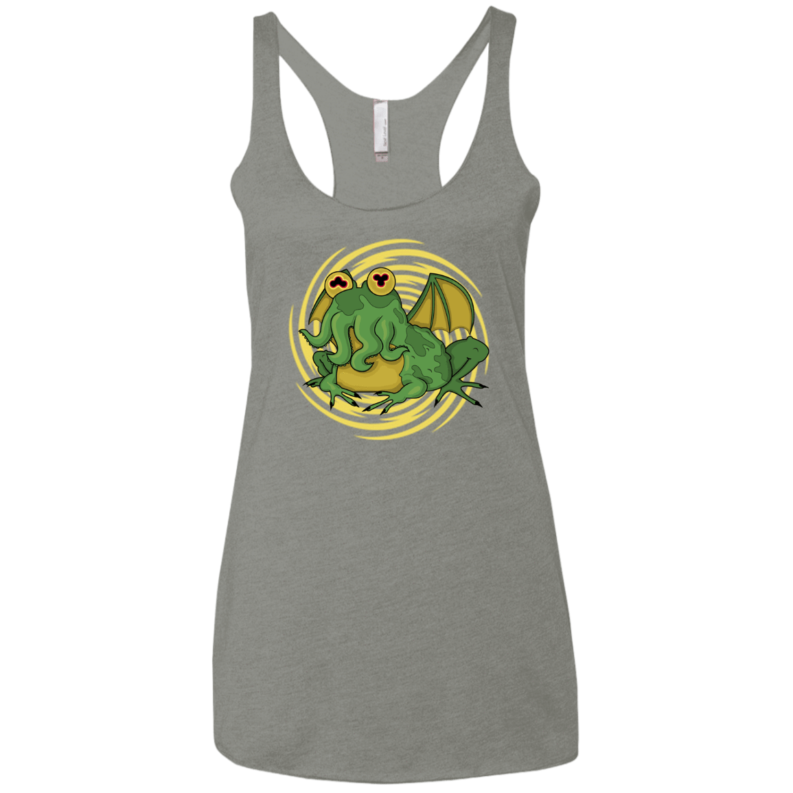 T-Shirts Venetian Grey / X-Small Hypnocthulhu Women's Triblend Racerback Tank
