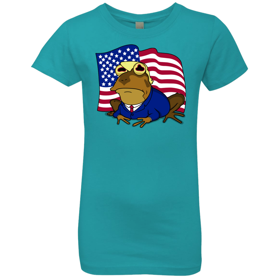 T-Shirts Tahiti Blue / YXS hypnotrump Girls Premium T-Shirt
