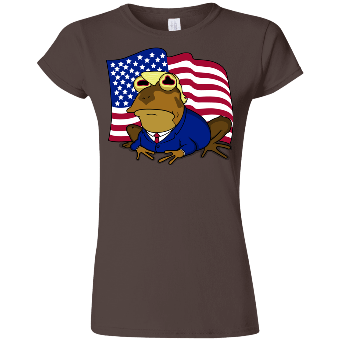 T-Shirts Dark Chocolate / S hypnotrump Junior Slimmer-Fit T-Shirt