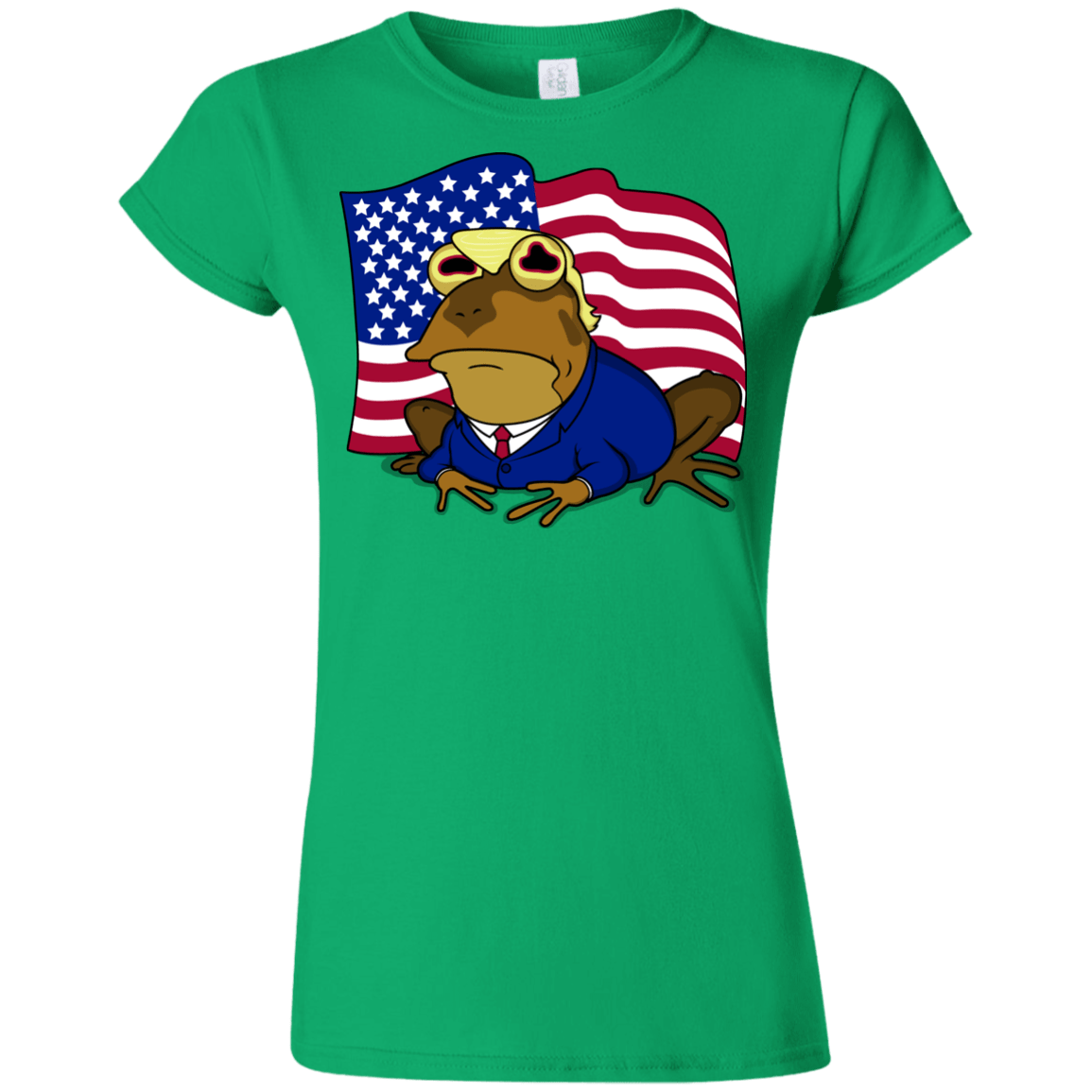 T-Shirts Irish Green / S hypnotrump Junior Slimmer-Fit T-Shirt